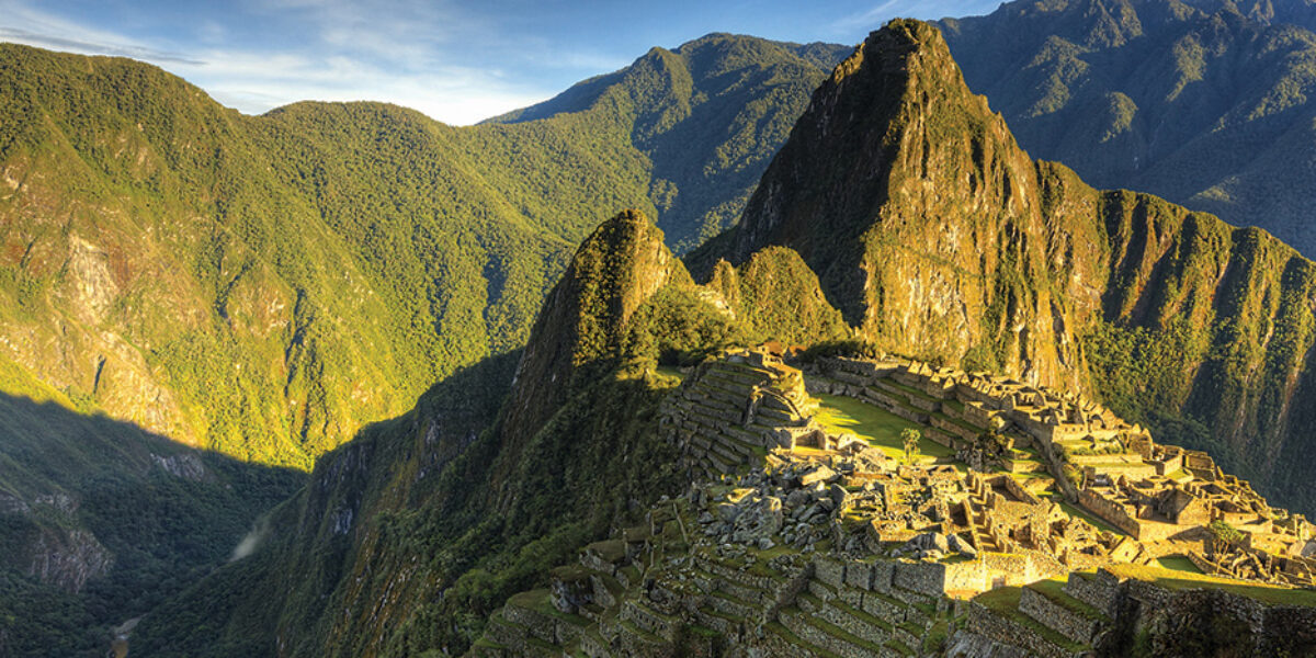 Sun over Machu Picchu