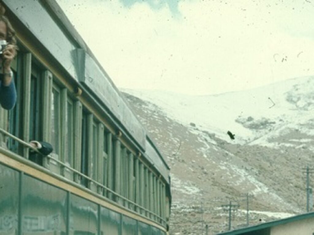 Peru Transport scanned slide railway train engine