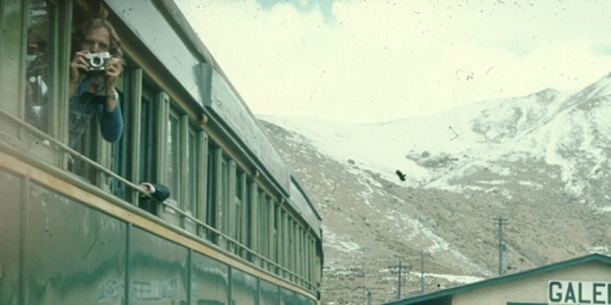 Peru Transport scanned slide railway train engine