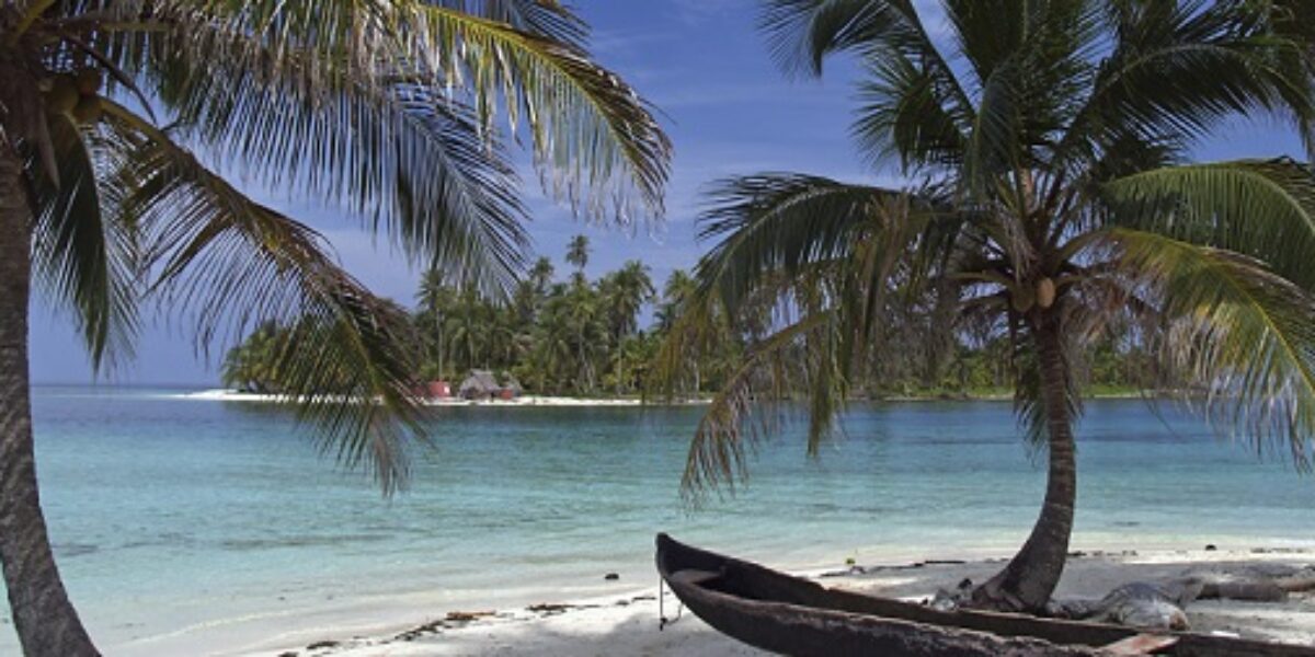tropical white sand beach