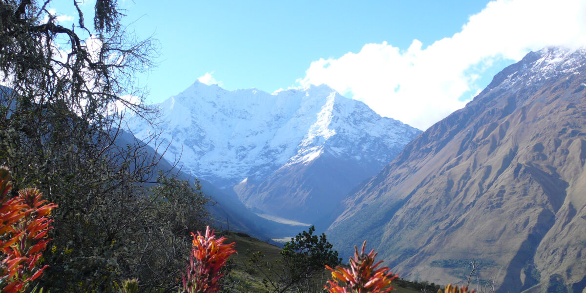View of the Andes