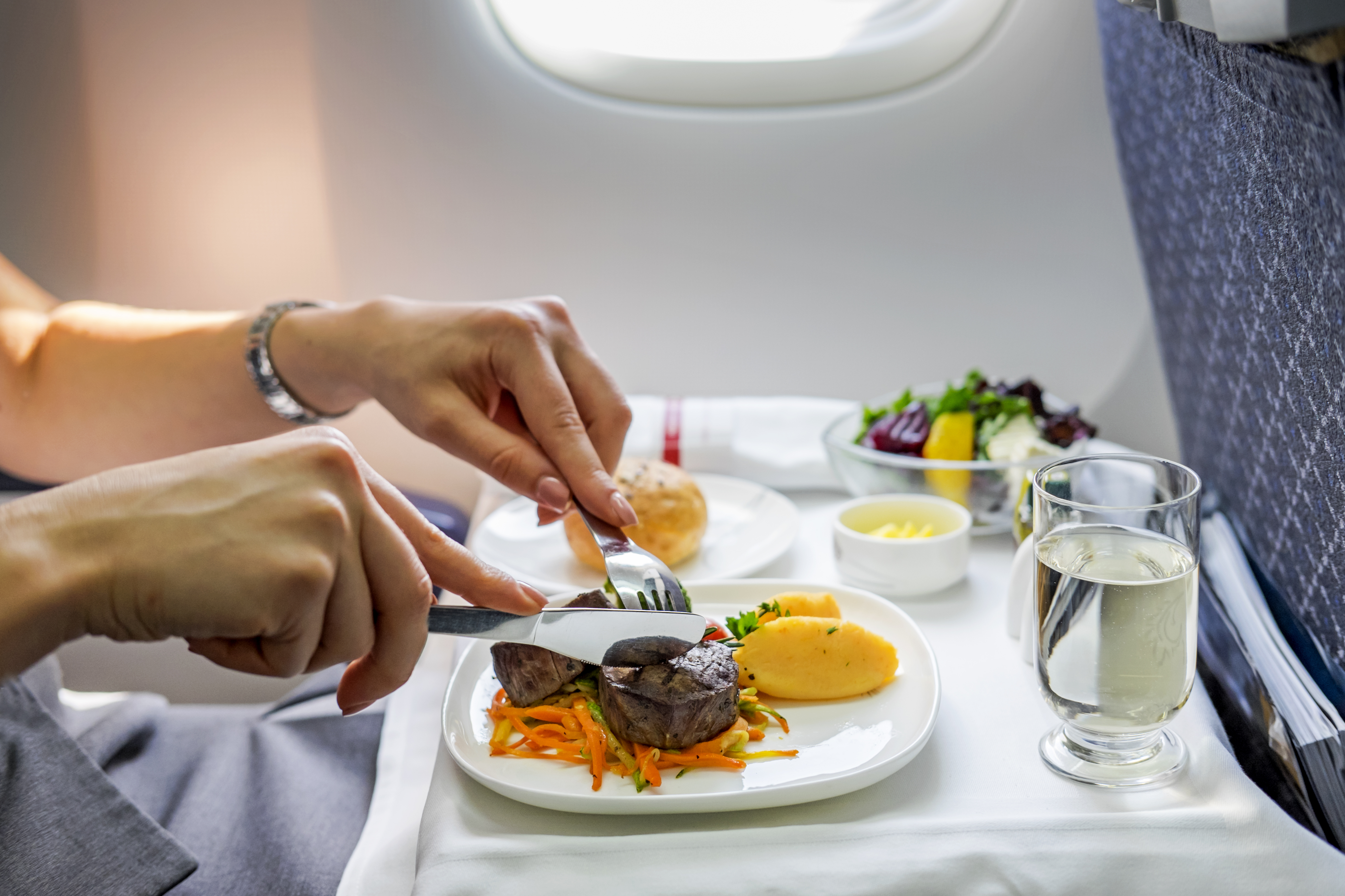 On flight meal