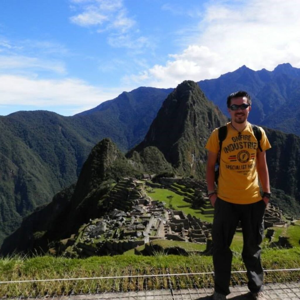 Gary in Manchu Pichu, Peru