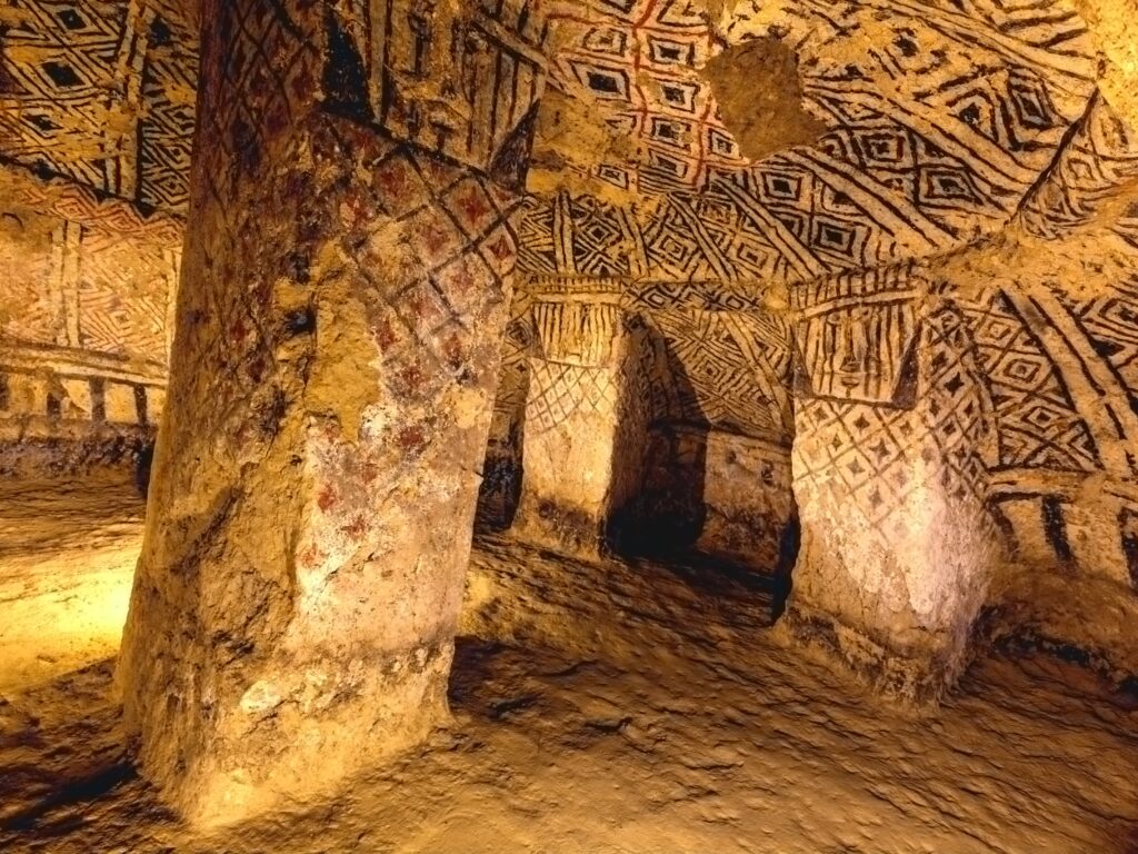 Tierradentro, a pre-Columbian archeological site in Colombia.