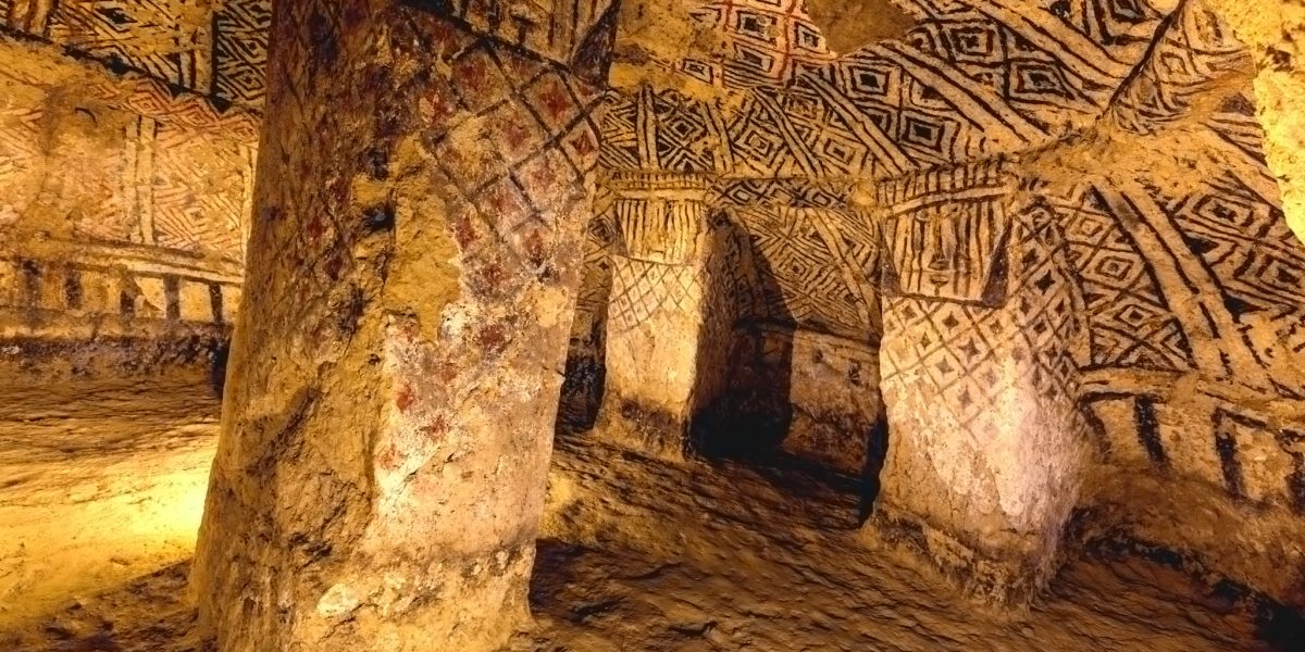 Tierradentro, a pre-Columbian archeological site in Colombia.