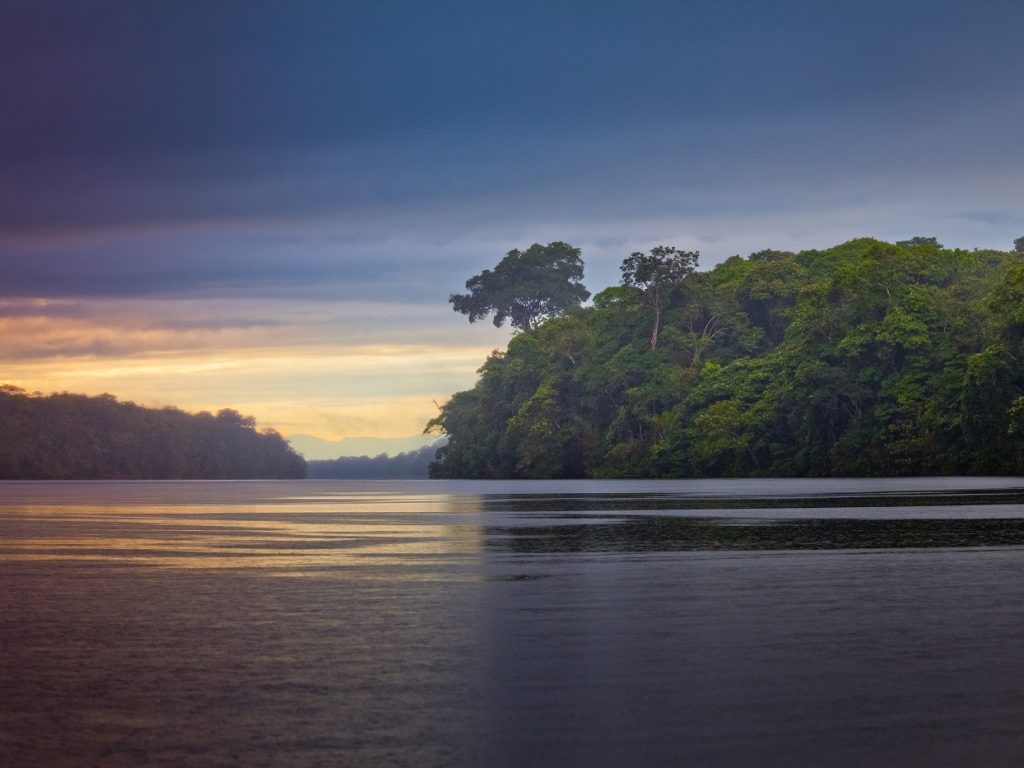 Landscape in Tortuguero National Park, Costa Rica