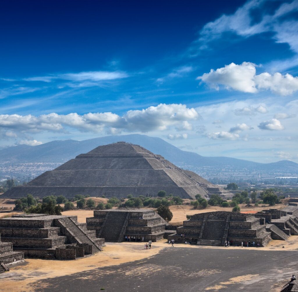 Teotihuacan archaeological site in Mexico