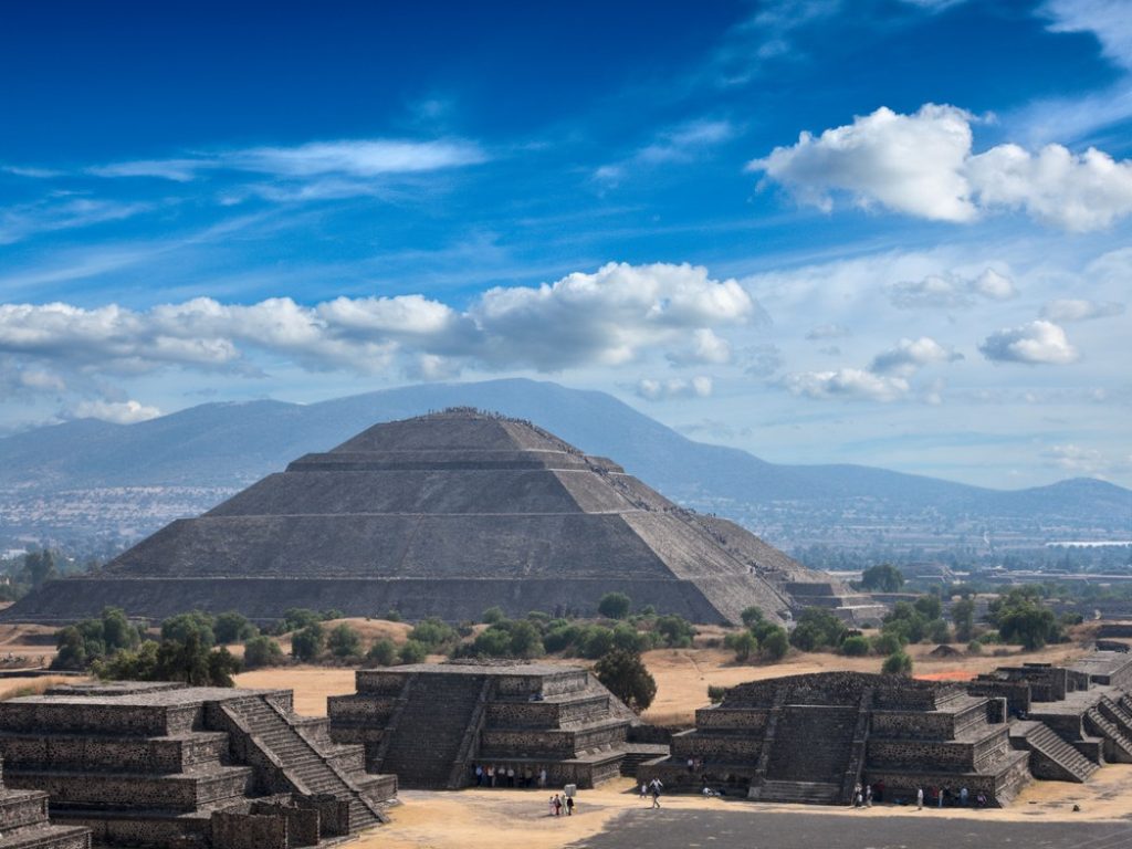Teotihuacan archaeological site in Mexico