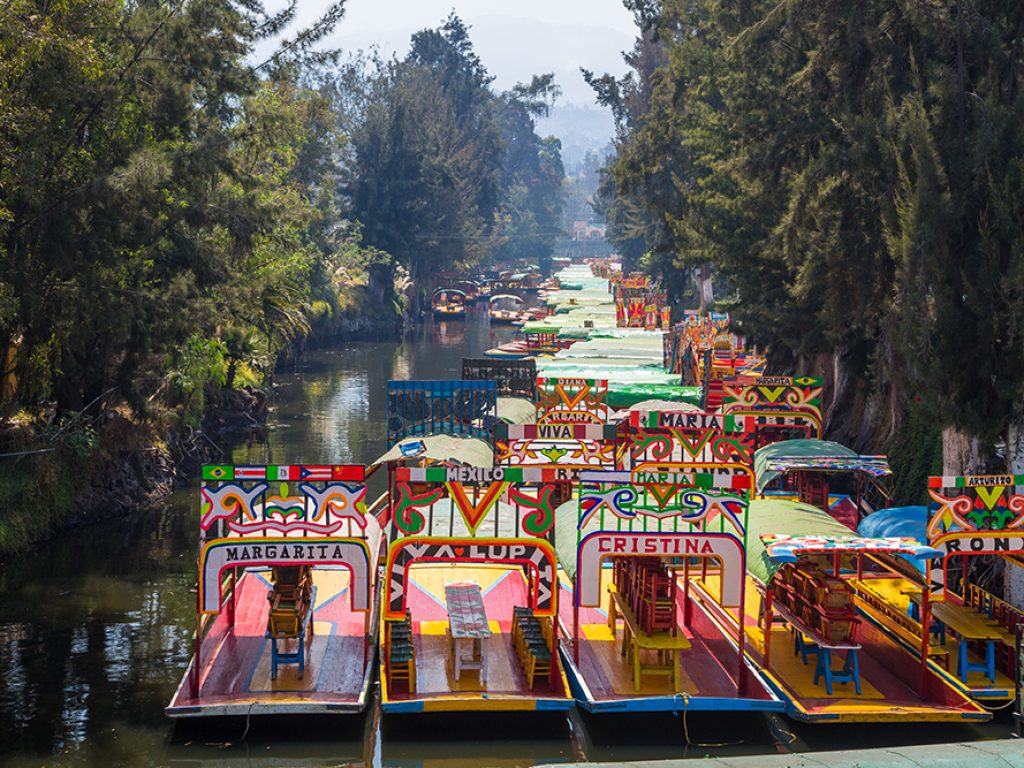 Floating gardens of Xochimilco