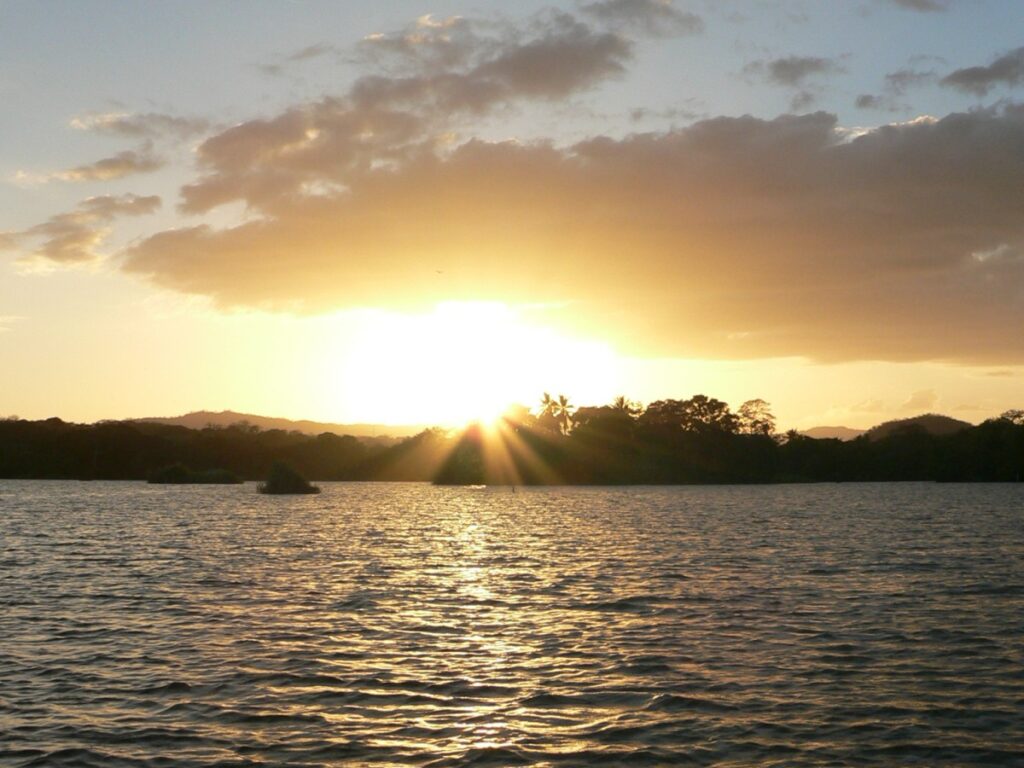 Sunset boat ride in Nicaragua