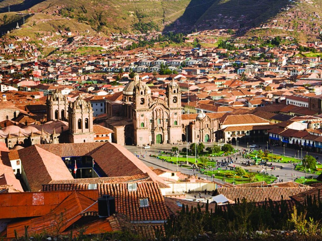 View over the city of Cusco, Peru