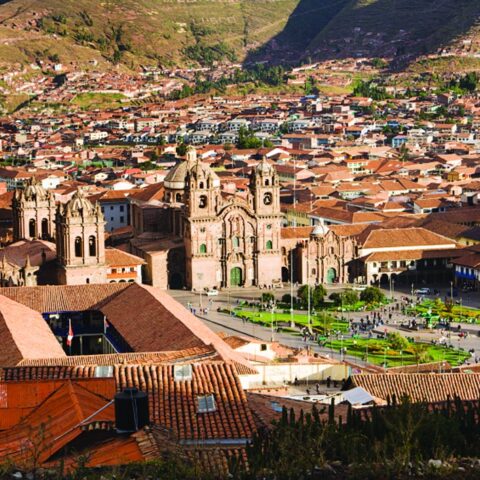 View over the city of Cusco, Peru