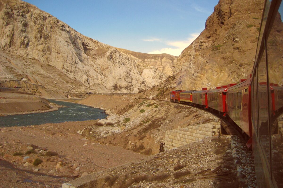Travel on the world's second highest train Line Lima Journey Latin